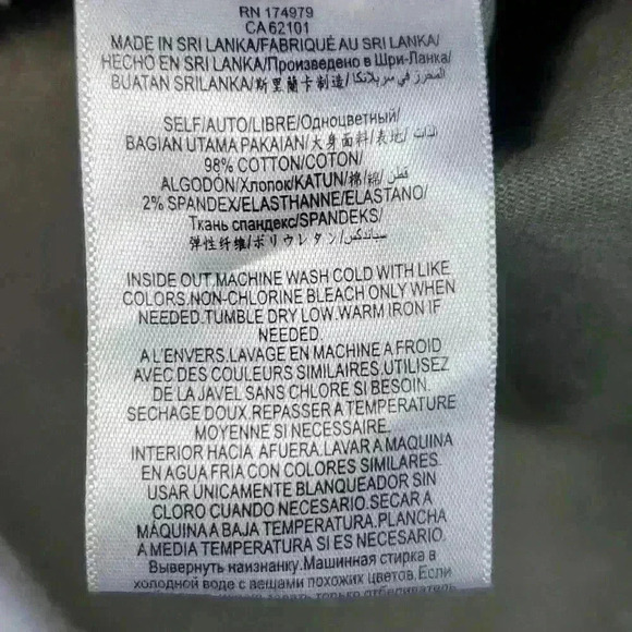 BCBGeneration Frayed Edge Olive Denim Mini Skirt sz 27 (4)  Boho Festival - Picture 8 of 9